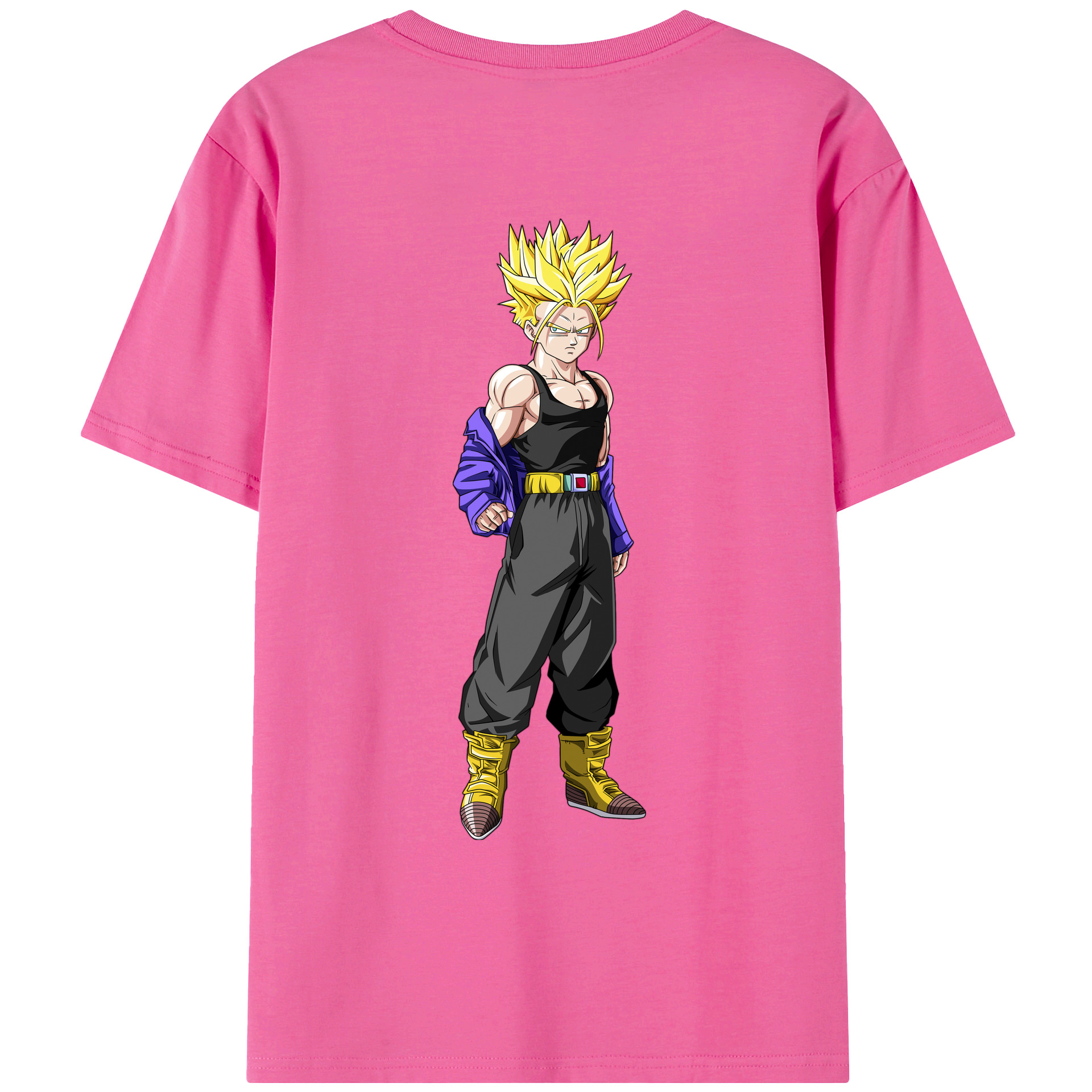 （画像用） ドラゴンボール トランクス（Torankusu）DRAGON BALL Trunks レディース半袖Tシャツ(バックプリント)